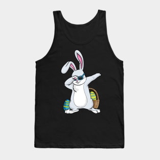 Bunny with Sunglasses and Egg at Hip Hop Dance Dab Tank Top